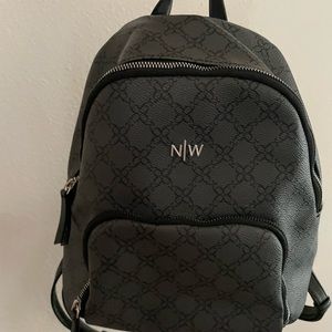 Nine West  charcoal and black backpack